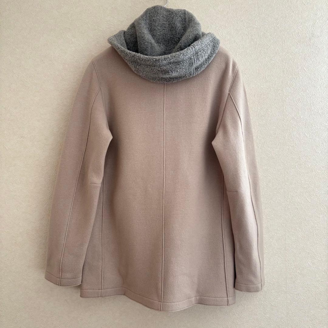 ヘルノ　ボア　ウール　コート　レディース　ファー　44