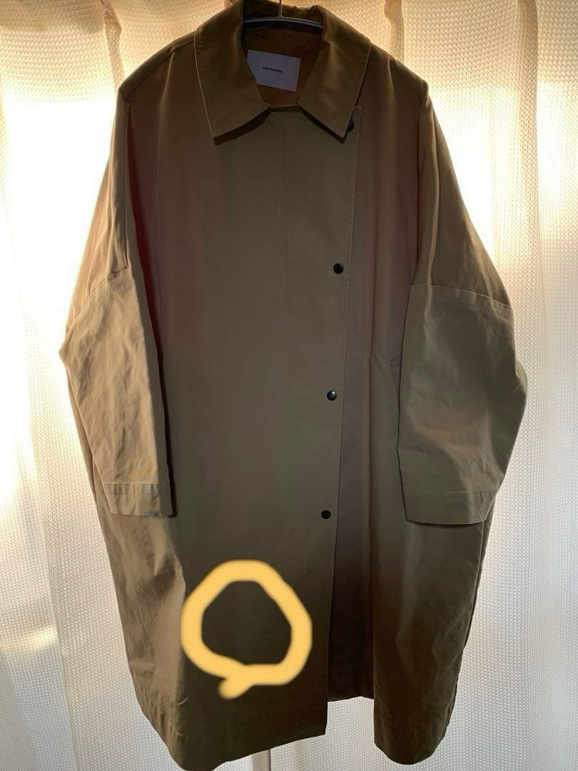 フレームワーク Framework 22AW 撥水ポンチョトレンチコート