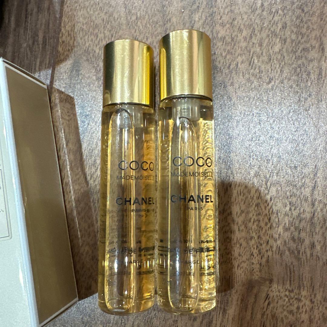 シャネル N°5 ハンドクリーム、ヘアミスト ココシャネル香水詰め替え2本