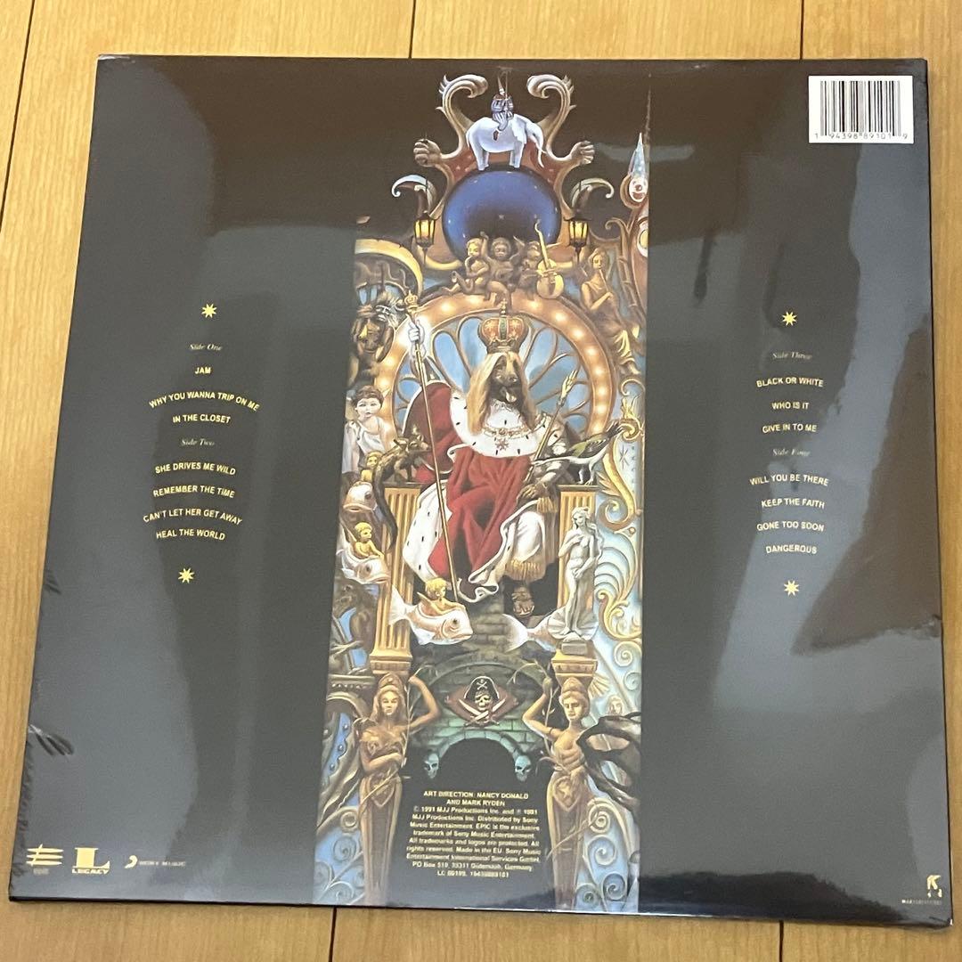 【限定盤・未開封】Michael Jackson Dangerous レコード