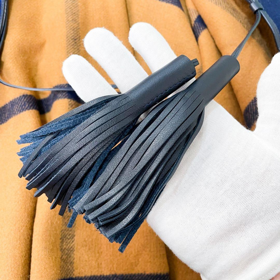 未使用級 HERMES エルメス リバーシブル ハイランド ポンチョ ストール