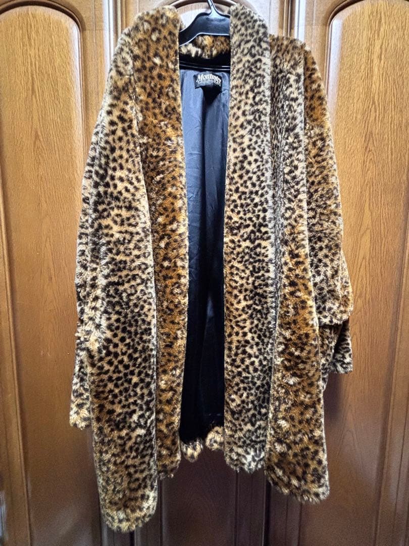 【早い者勝ちSALE】 Monterey ヒョウ柄 ファーコート 80s