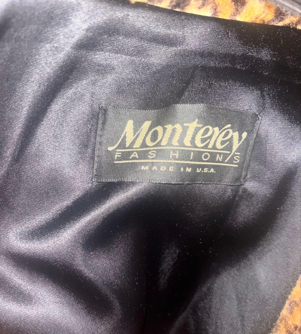 【早い者勝ちSALE】 Monterey ヒョウ柄 ファーコート 80s