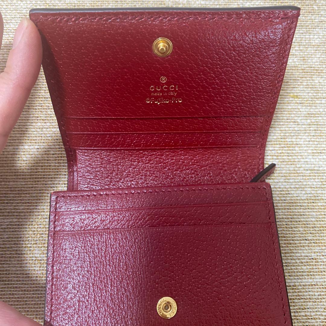 グッチ　GUCCIドラえもん　二つ折り財布　ミニウォレット コンパクトウォレット