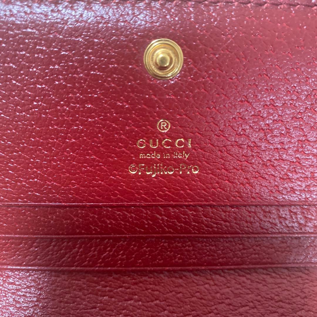 グッチ　GUCCIドラえもん　二つ折り財布　ミニウォレット コンパクトウォレット
