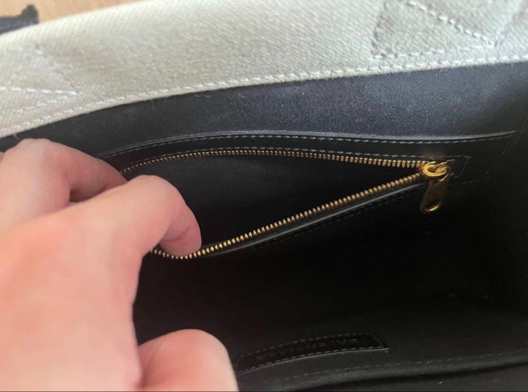 ［いゔ様］BALENCIAGA トートバッグ ホワイト/ブラック