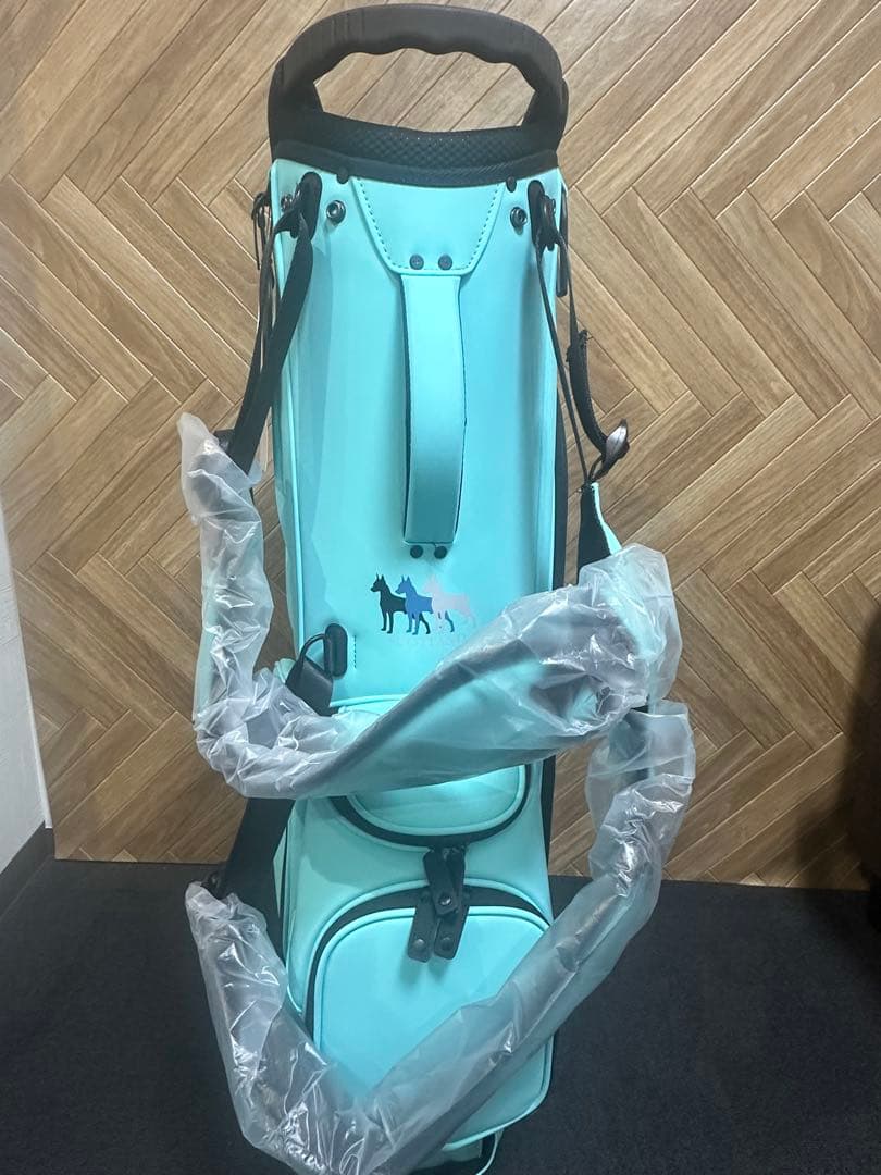 TDNゴルフスコットランド 新品未使用　スタンドキャディーバック　ターコイズ