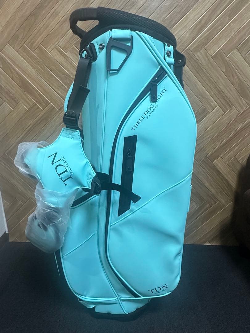 TDNゴルフスコットランド 新品未使用　スタンドキャディーバック　ターコイズ