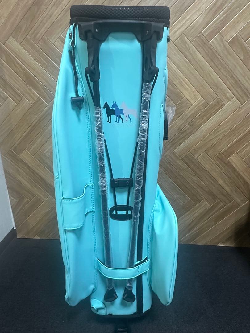 TDNゴルフスコットランド 新品未使用　スタンドキャディーバック　ターコイズ