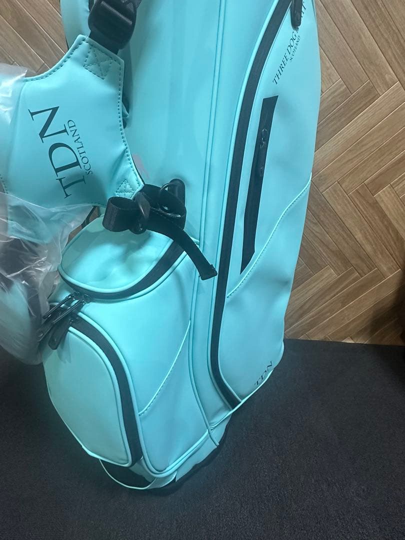 TDNゴルフスコットランド 新品未使用　スタンドキャディーバック　ターコイズ