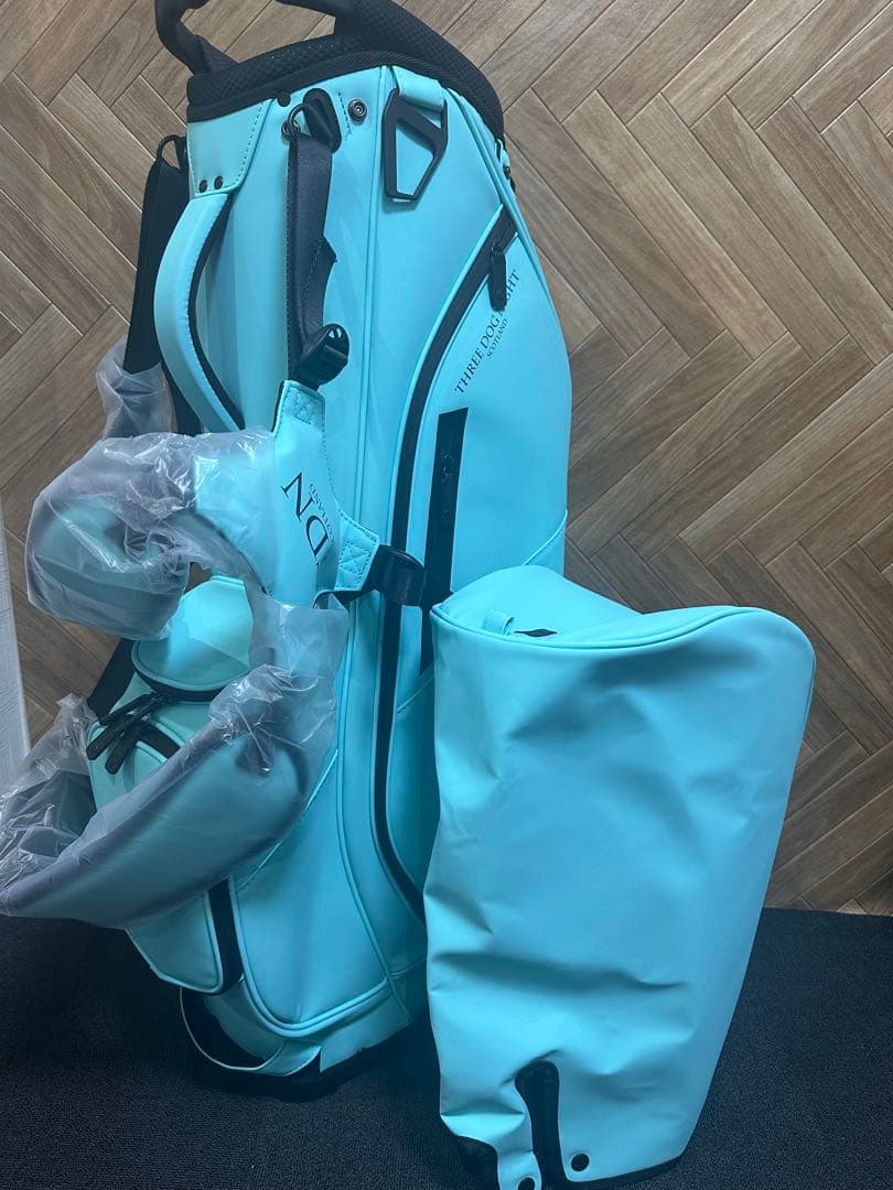 TDNゴルフスコットランド 新品未使用　スタンドキャディーバック　ターコイズ