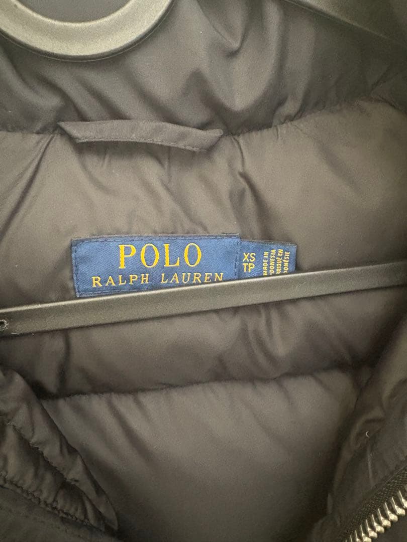 POLO RALPH LAUREN ポニー刺繍 ダウンベスト ネイビーXSサイズ