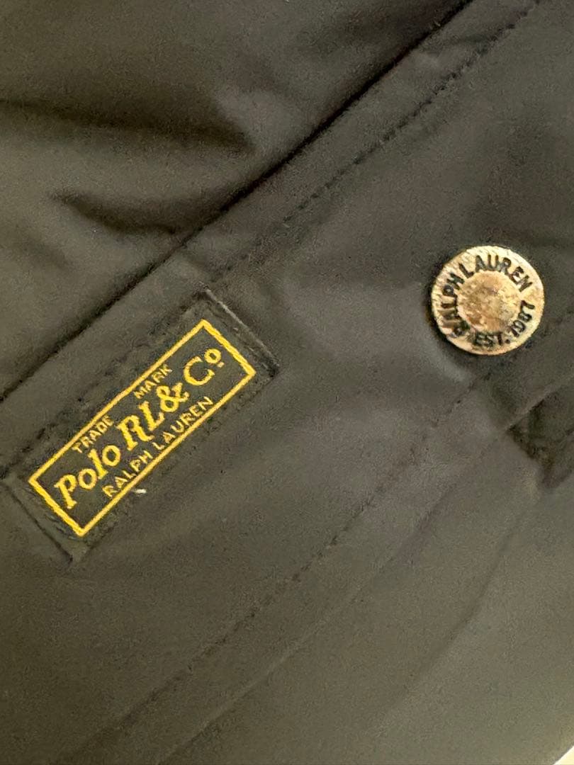 POLO RALPH LAUREN ポニー刺繍 ダウンベスト ネイビーXSサイズ