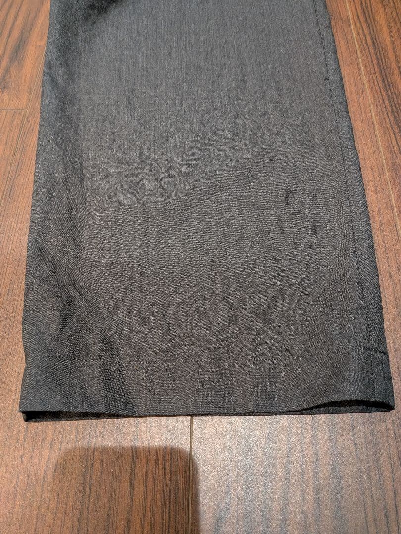 パンツ Cornier Super130'sWORSTEDWOOL WIDE PANTS