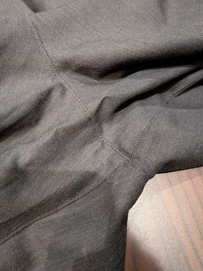 パンツ Cornier Super130'sWORSTEDWOOL WIDE PANTS