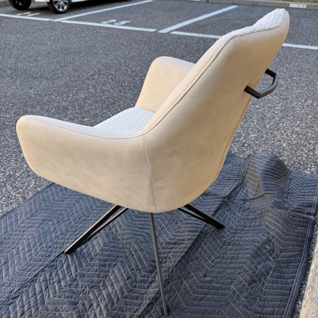 ② アルモニア ダイニングチェア 椅子　回転式　一脚 ラウンジチェア