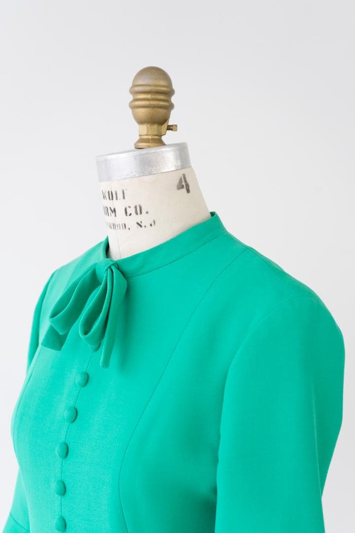 GUCCI グッチ フレアアーム リボン ワンピース