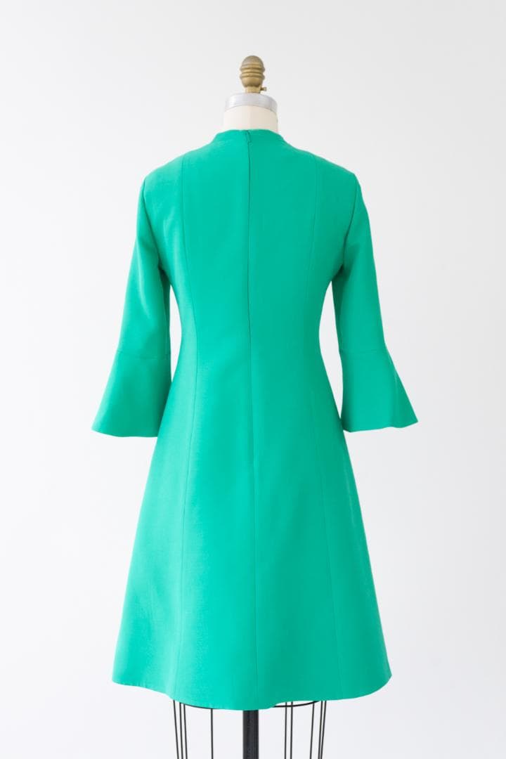 GUCCI グッチ フレアアーム リボン ワンピース