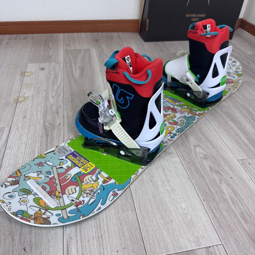 専用BURTON スノーボード キッズ三点セット 90cm ブーツ18.5cm