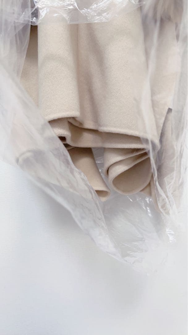 新品タグ付き　セルフォード ファーポンチョコート　キャメル　今期