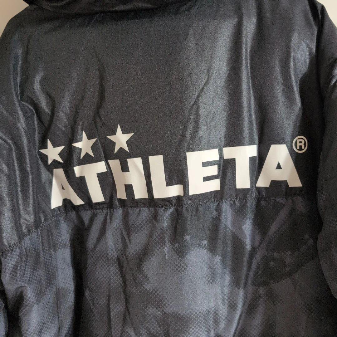 ATHLETAアスレタ　ベンチコート　サッカー　ロングコート　カモフラ　XL