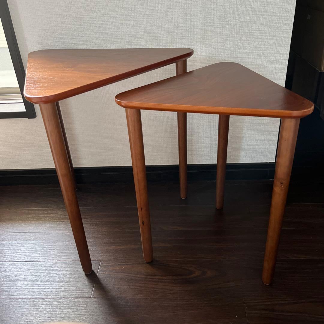 ネストテーブル　サイドテーブル２点セット