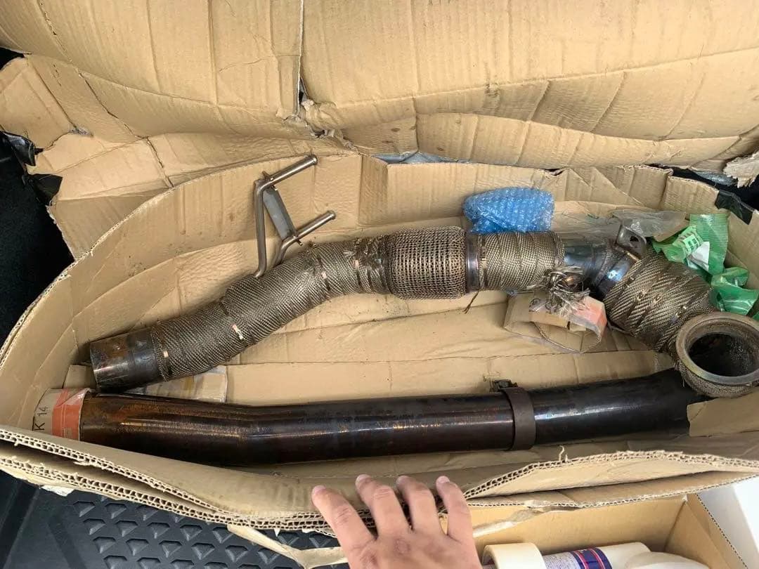 【なおきん】ゴルフ7R IPE ダウンパイプ　中古