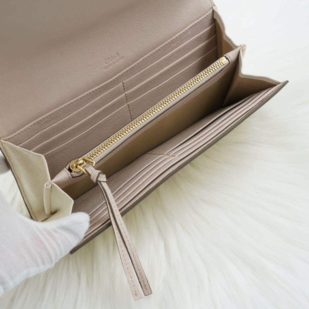 新品未使用品　箱付き　Chloe クロエ　長財布　レザー　ベルト　ゴールド