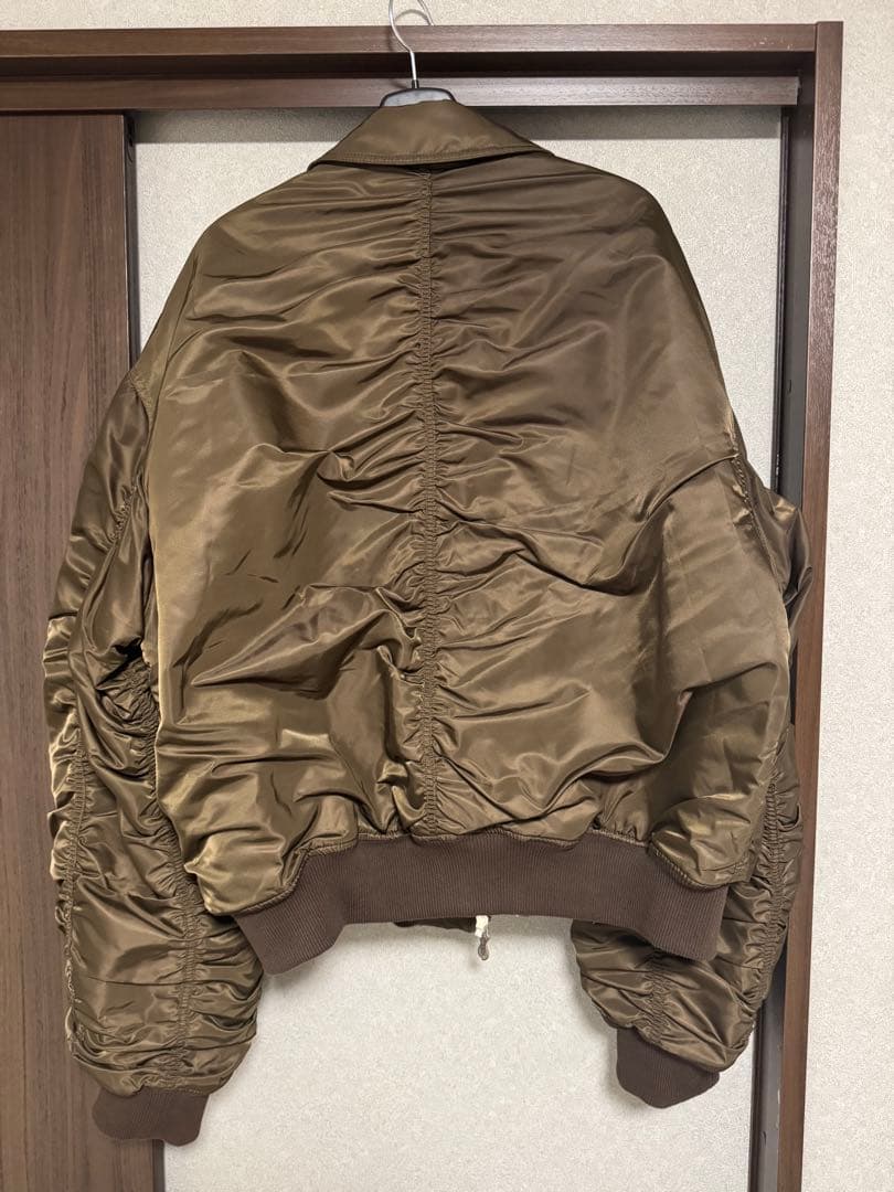 THUG CLUB MA-1ジャケット ブラウン 24fw