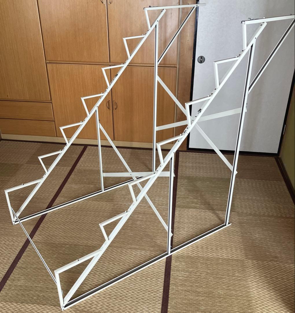 ②高級ひな壇　7段40号 木製黒塗り スチール【①②③同時購入限定】