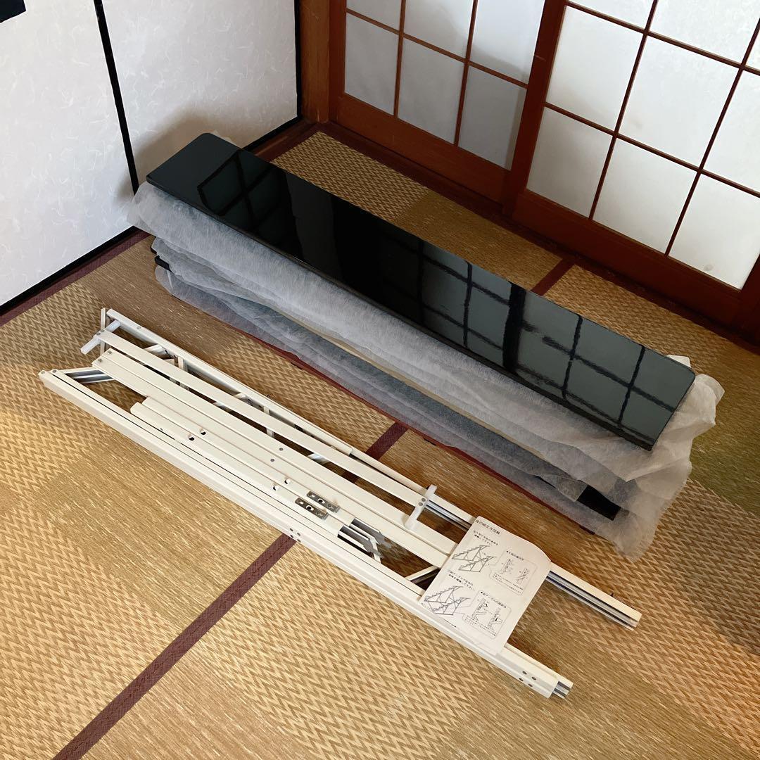 ②高級ひな壇　7段40号 木製黒塗り スチール【①②③同時購入限定】