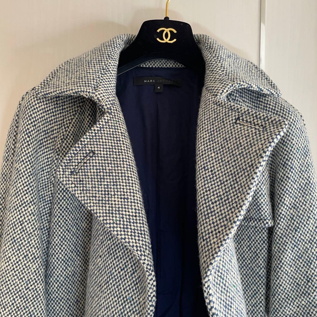 極美品　MARK JACOBSマークジェイコブス　毛100% ロングコート　M