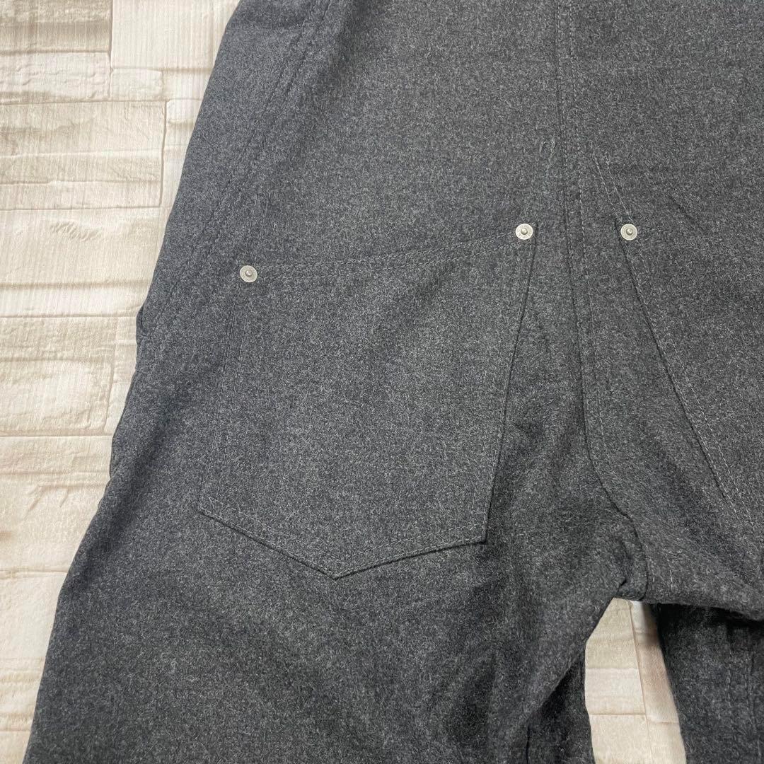 【美品】scye サイ★オールインワン　グレー　ウール×カシミヤ　サイズ27