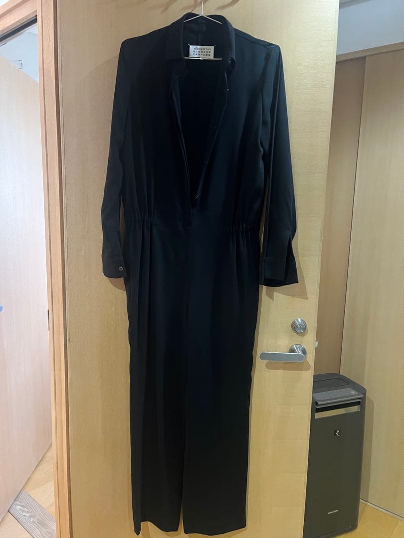 マルジェラ　ブラック ロングスリーブ オールインワン