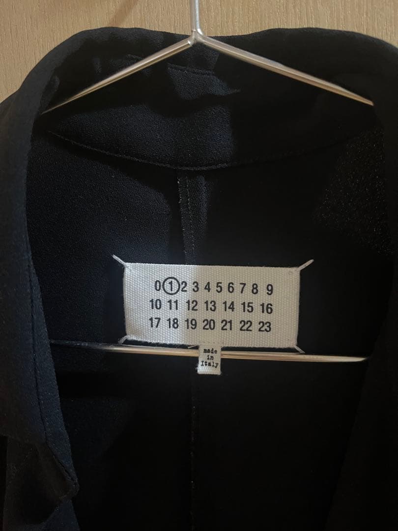 マルジェラ　ブラック ロングスリーブ オールインワン