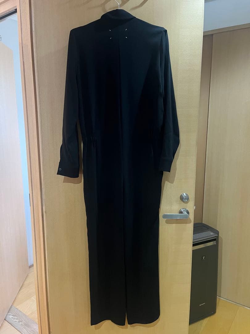 マルジェラ　ブラック ロングスリーブ オールインワン