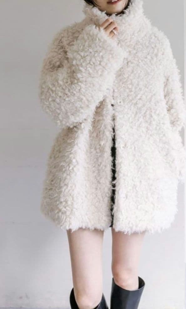 mystic　プードルファーコート タグ付き　サイズ2