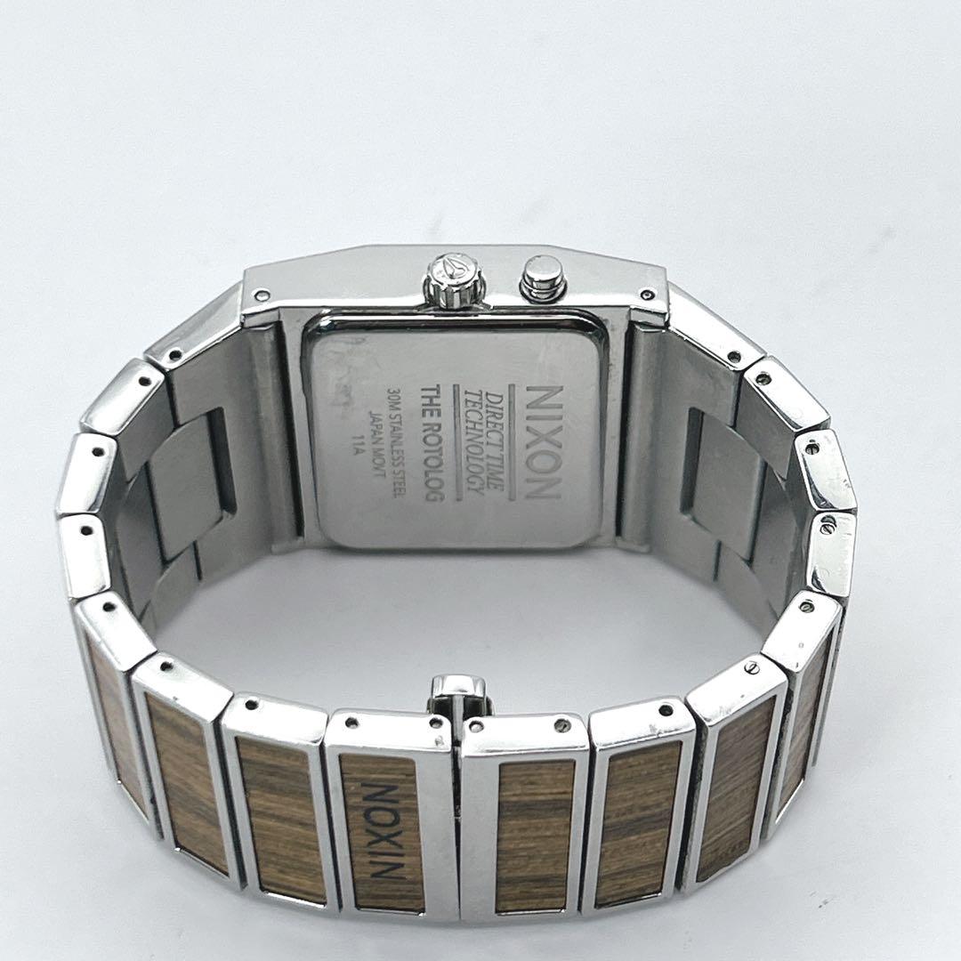 NIXON ニクソン 腕時計 ロトログ 木目 ウォッチ Y2K