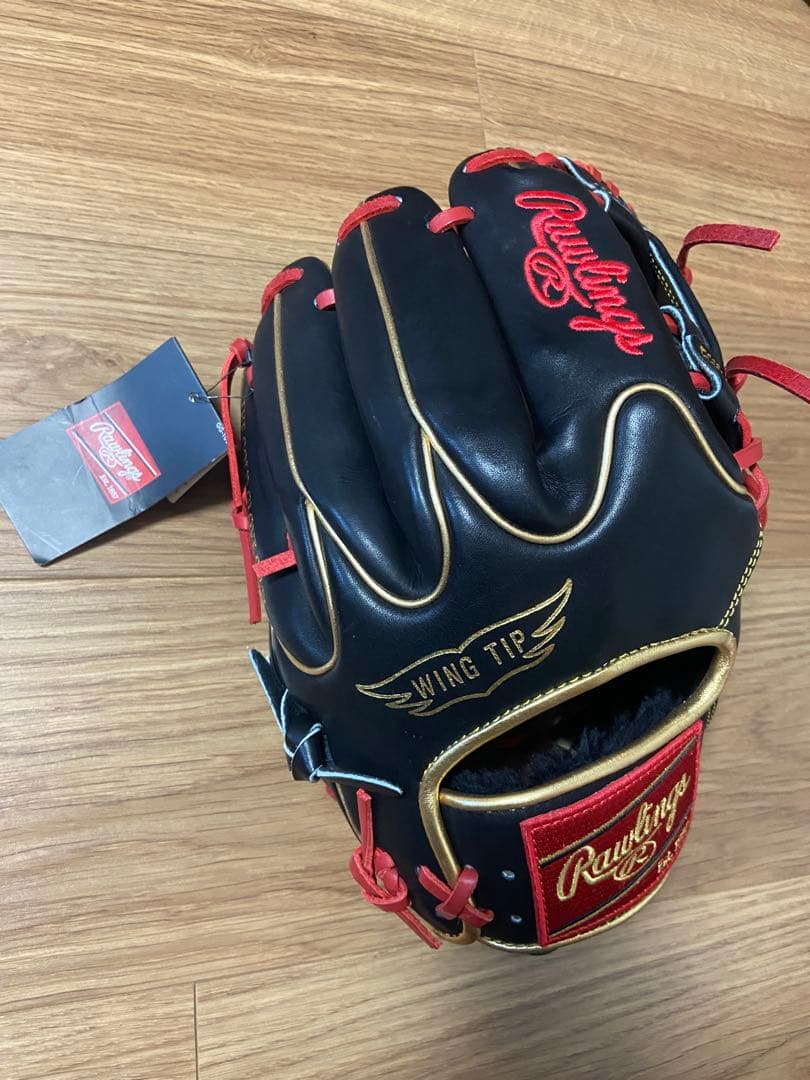 Rawlings MlB 205WModel 軟式 黒 グローブスタンド付き