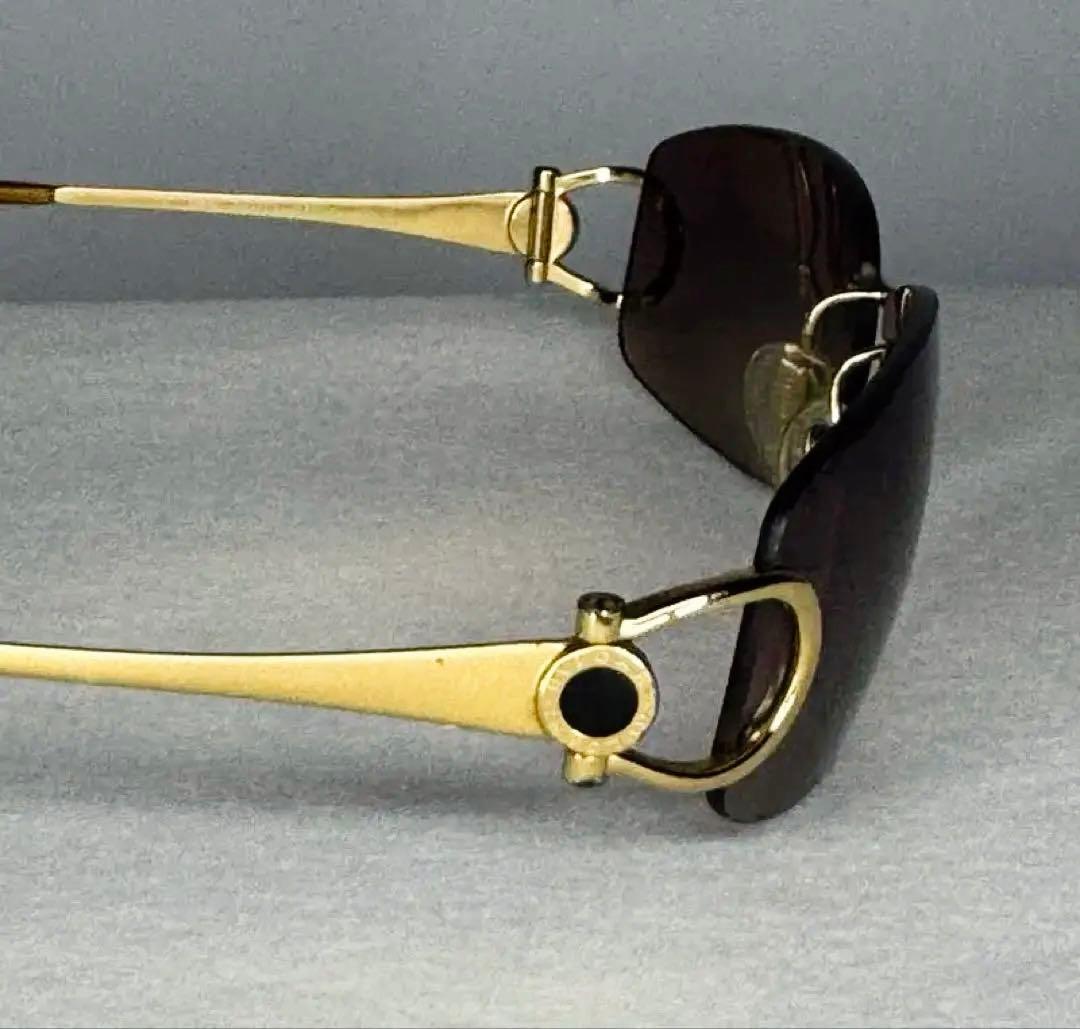 ❣️即発送❣️【美品】BVLGARI ブルガリ ゴールド リムレス サングラス