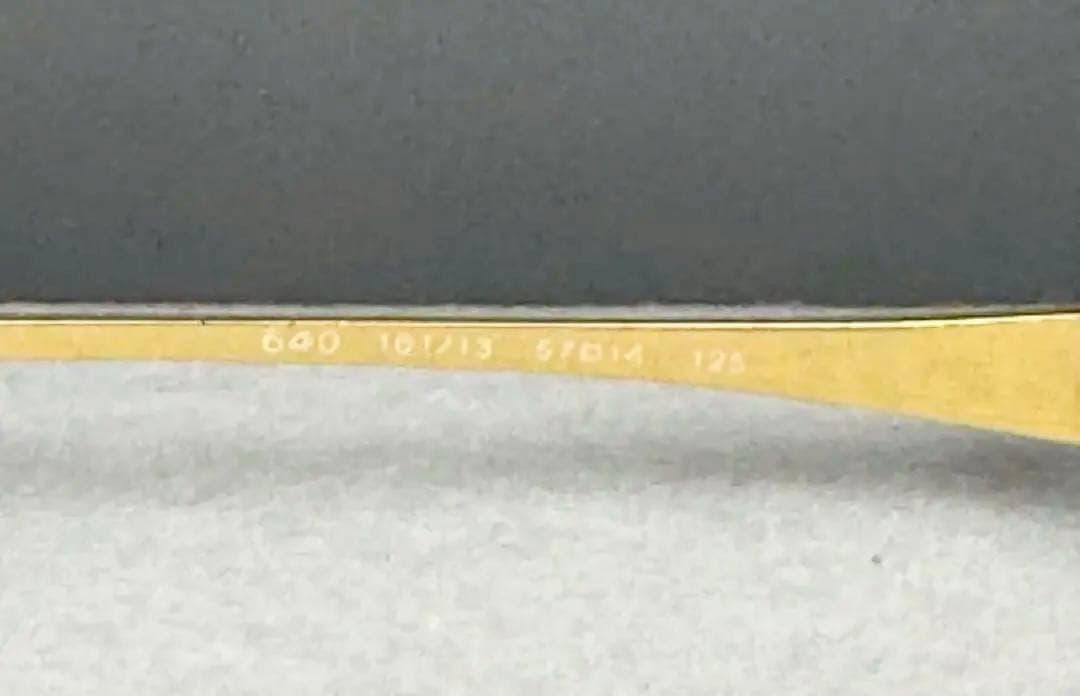 ❣️即発送❣️【美品】BVLGARI ブルガリ ゴールド リムレス サングラス