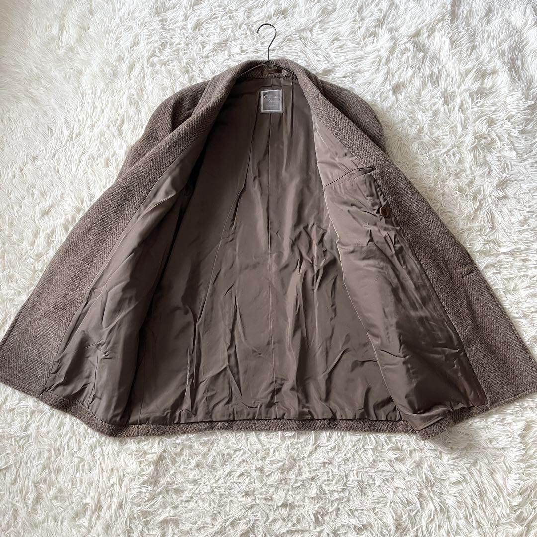 Christian Dior ディオール アルパカ混 チェスターコート メンズ