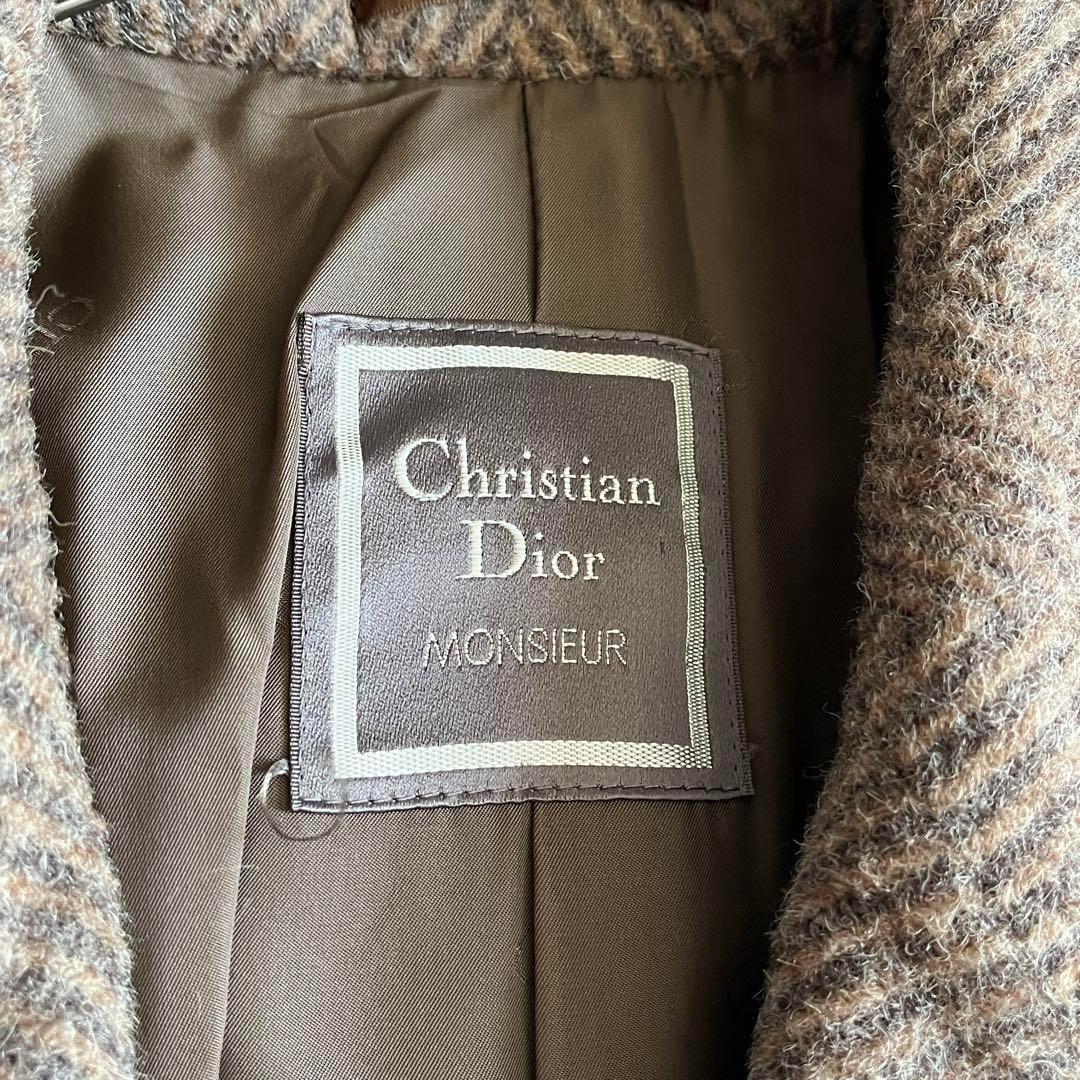 Christian Dior ディオール アルパカ混 チェスターコート メンズ