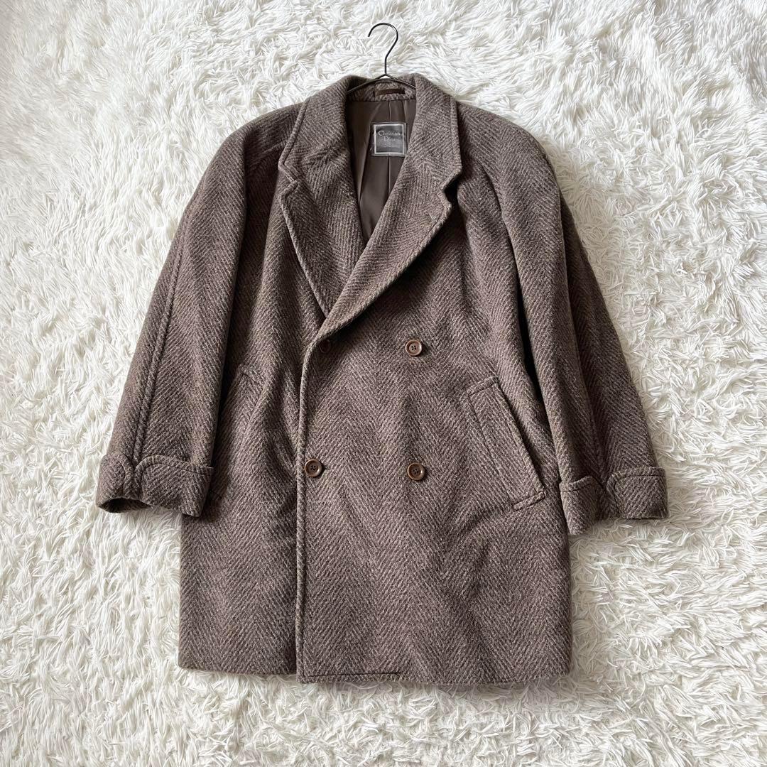 Christian Dior ディオール アルパカ混 チェスターコート メンズ