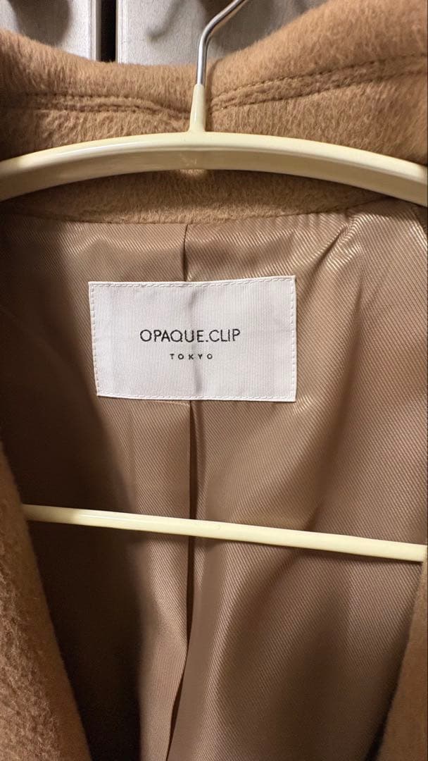 カシミヤブレンドウールミドルピーコート