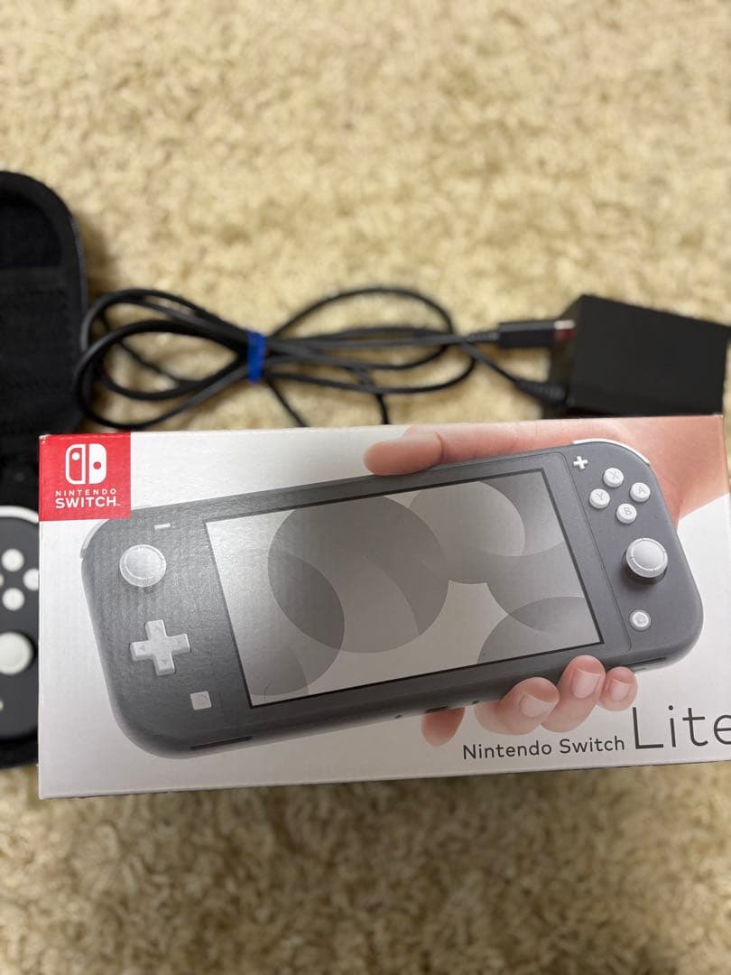 Nintendo Switch Lite グレー 本体 充電器・専用ケース付き