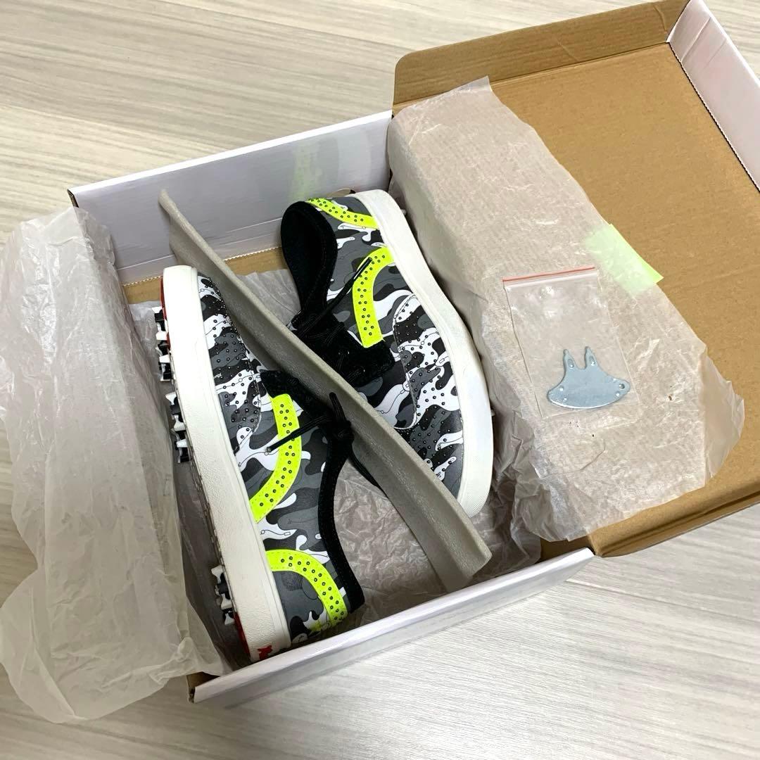 【未使用美品】RUSSELUNO ゴルフシューズ 24.0 スタッズカモフラ