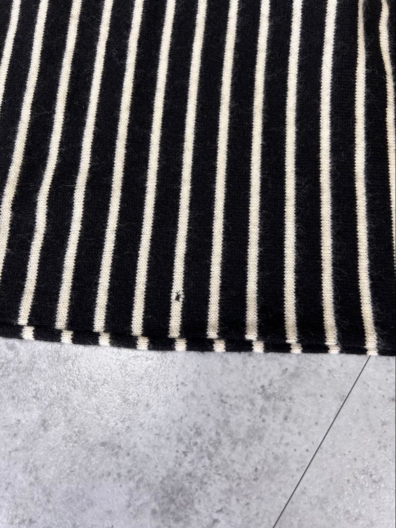 Dior Homme AW06 BEE ボーダー　カシミヤ　ストール　マフラー