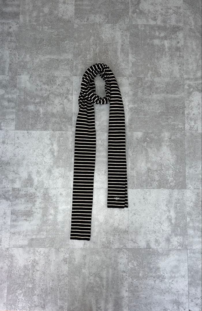 Dior Homme AW06 BEE ボーダー　カシミヤ　ストール　マフラー