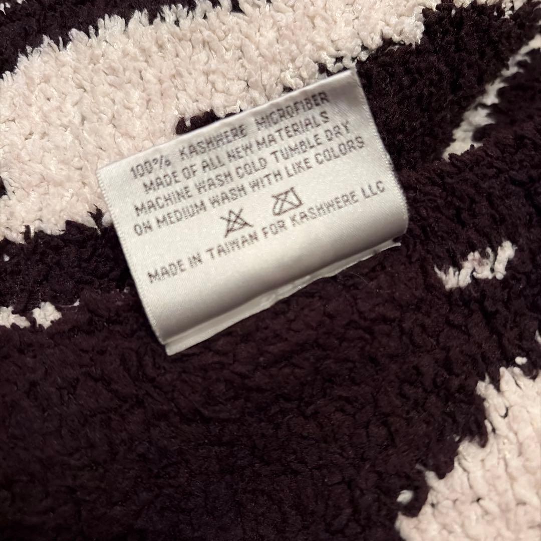 kashwére ダマスク柄 ブランケット カシウェア 毛布 膝掛け